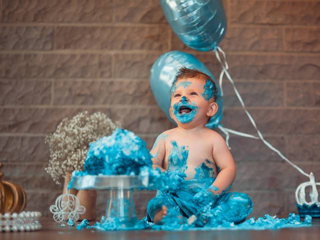 Infantil de Smash the Cake Lucas Gabriel