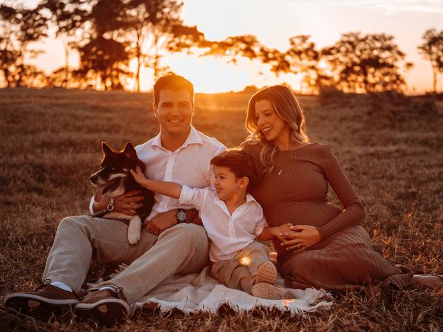 Gestação de Paula, Fernando, Lorenzo, Naomi a espera de Martina