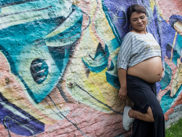 Ensaio Gestante de Nath Bellucci e o Lucca