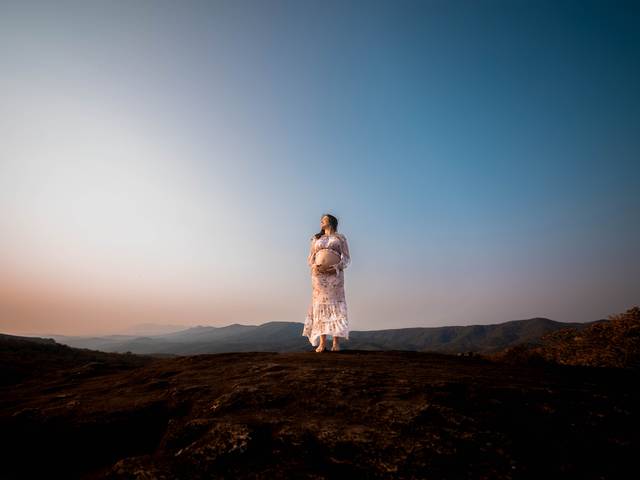 Gestante de Verônica e Daniel - A espera de Laura