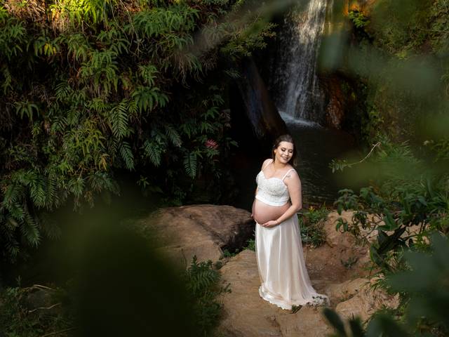 Gestante de  Mariana, Bernardo e Luiza - A espera de Felipe