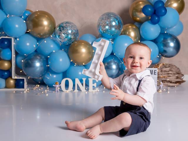 Smash the cake de Smash the cake Guilherme - tema neutro azul