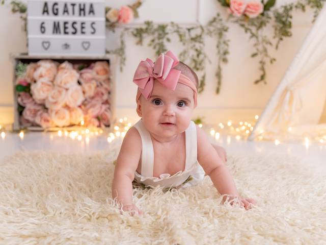 Bebês de Aghata 6 meses