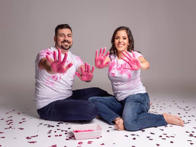 Gestante de Thais - ensaio Revelação!