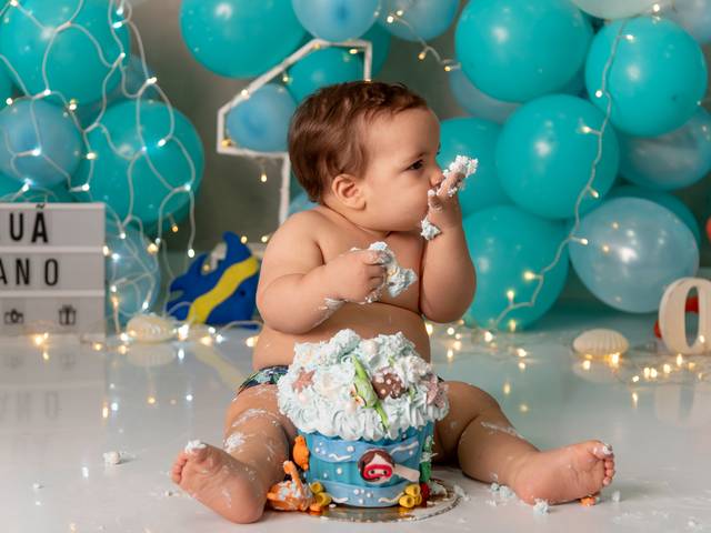 Smash the cake de Smash the cake Cauã - tema fundo do mar