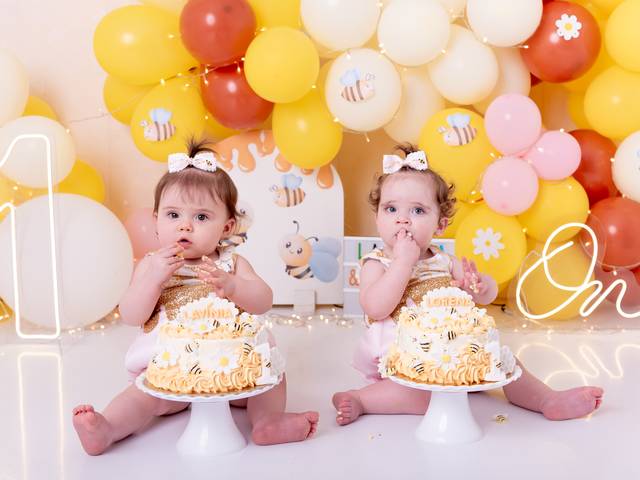 Smash the cake de Smash the cake Lavinia e Lorena - tema Abelhinha