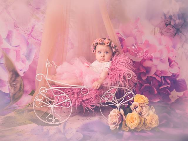 Bebês de Acompanhamento Beatriz - 5 meses