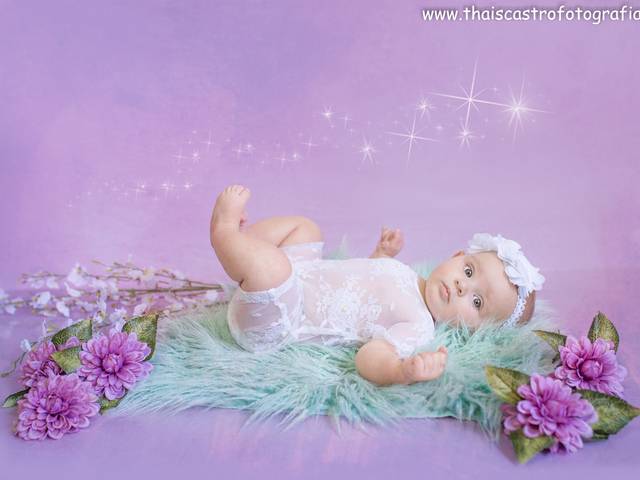 Bebês de Ensaio Isabela - 4 meses