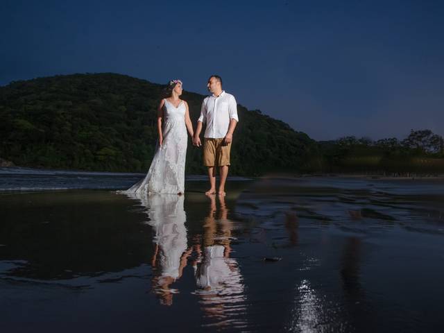 Casais de Elisângela e Moisés