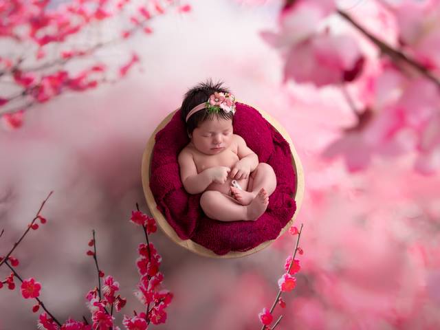 Newborn de Ísis - 8 dias