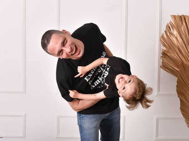 Infantil e Família de Ensaio Pai e filho - familia Gerbelli