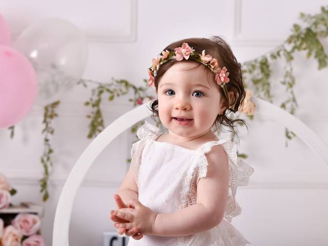 Smash the cake de Smash the cake Clarice - tema jardim neutro