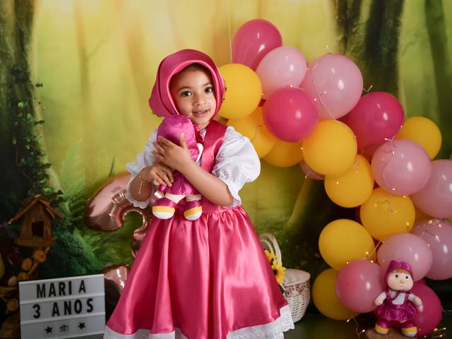 Infantil e Família de Maria 3 anos - Masha e o Urso