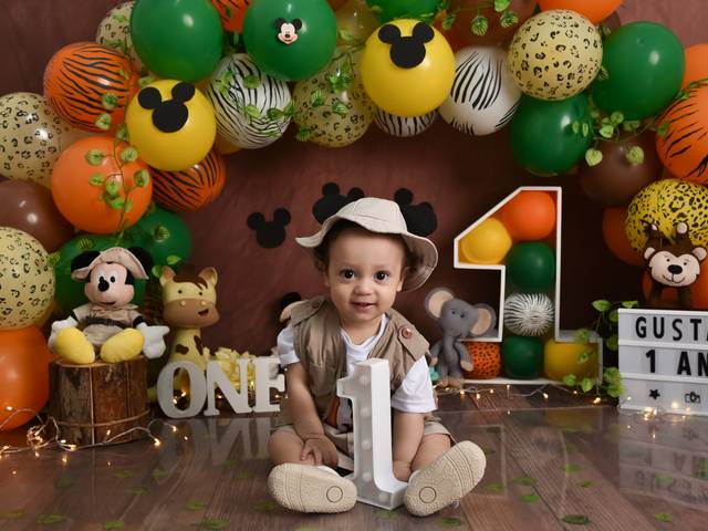 Smash the cake de Smash the cake Gustavo - Mickey Safari