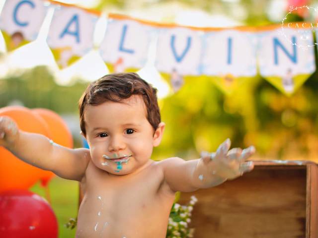 Smash The Cake de Calvin - 1 Ano