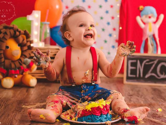 Smash The Cake de Enzo - 1 Ano