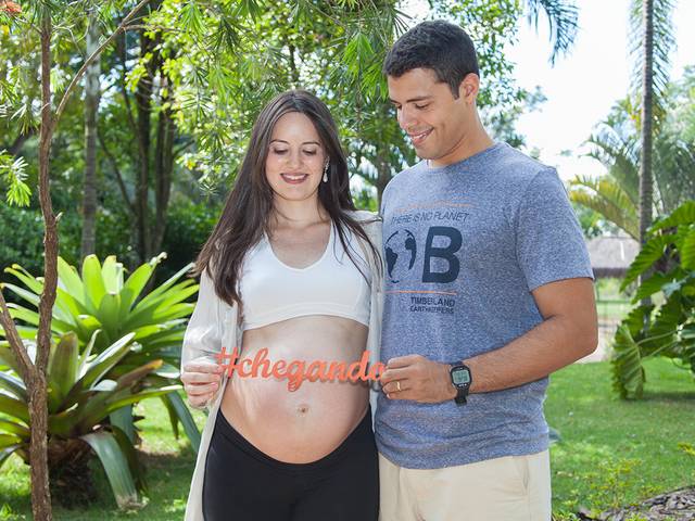 Gestante de Gabriela esperando Bárbara