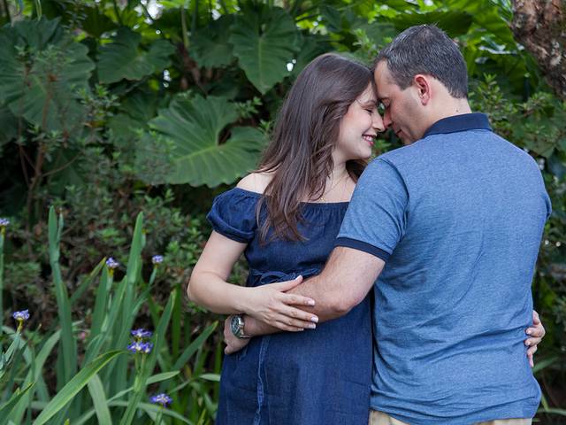 Gestante de Aline esperando Alice