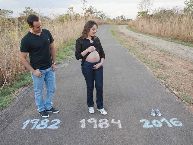 Gestante de Bianca esperando Gustavo
