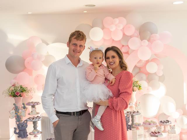 Aniversário Infantil de Aniversário 1 ano da Cecília