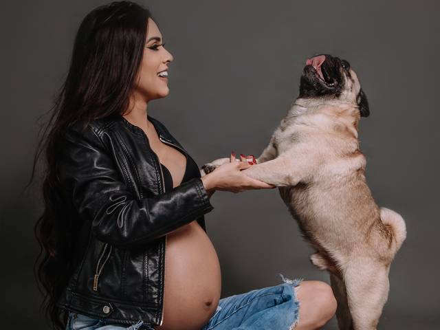 Gestante de Ensaio Gestante Doris