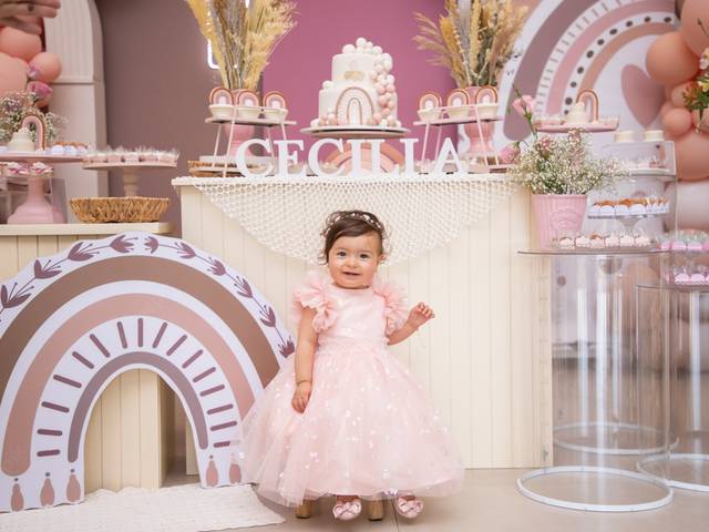Aniversário Infantil de Aniversário Cecília 1 ano