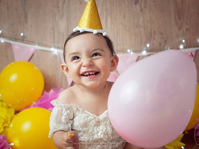 Bebês de Cake Smash - Antonella