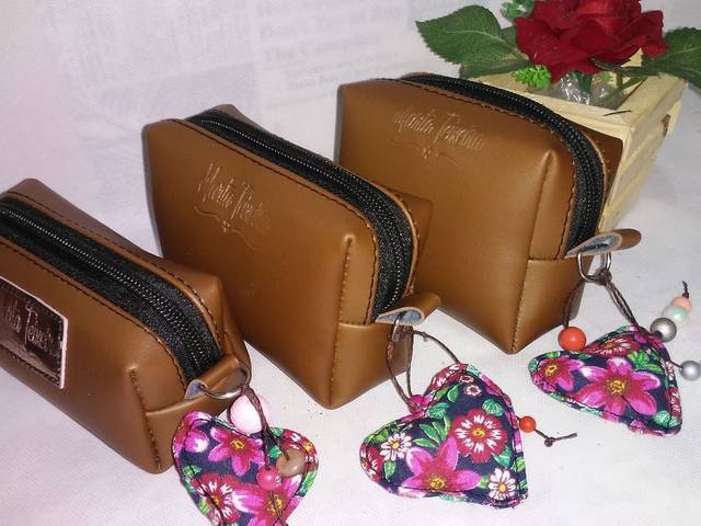 Lembrancinhas para festas de confraternização de Mini nécessaire