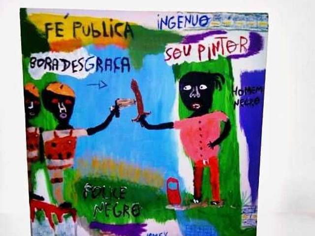 Pintura neoexpressionista de Fé pública