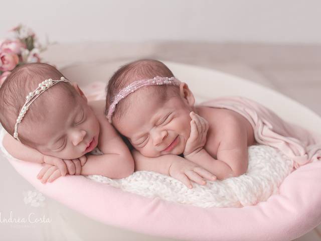 Newborn de Newborn das gêmeas Laura e Laís - 14 dias