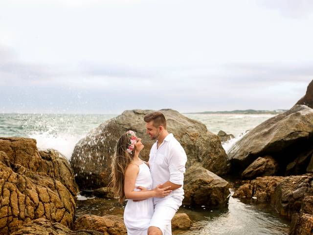 Ensaio de Ensaio de Casal | Sheylon e Ana Paula | São Francisco do Sul | Enseada