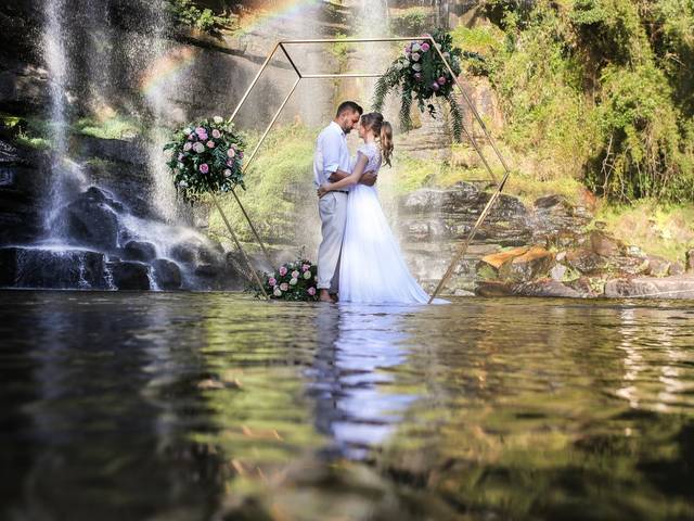 Casamento de Casamento | Jessica e Josimar | Renovação de Votos | Cachoeira da Mariquinha