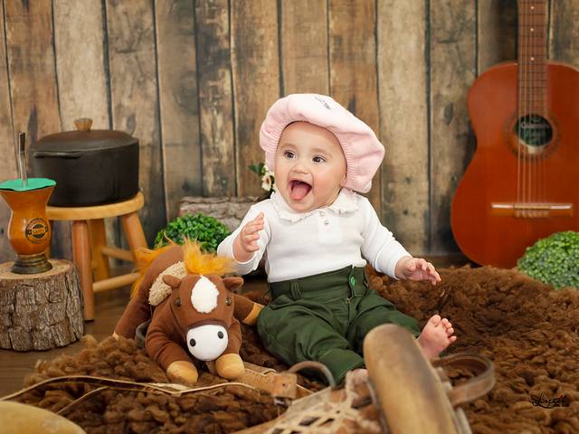 Sessão Meninas de Sessão da Heloísa e Eloah - 10 meses