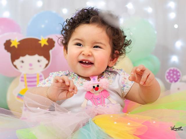 Sessão Meninas de Smash The Cake da Theodora