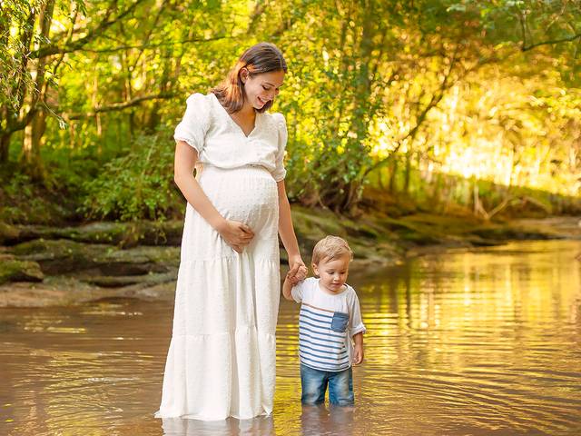 Gestante de Alexssandra e Família