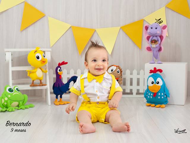 Sessão Meninos de Sessão do Bernardo - 9 meses