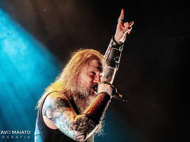Fotografia de show de Amon Amarth - Rio de Janeiro - 2020