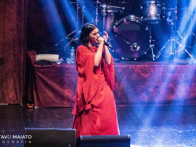 Fotografia de show de Lacuna Coil - Rio de Janeiro - 2020