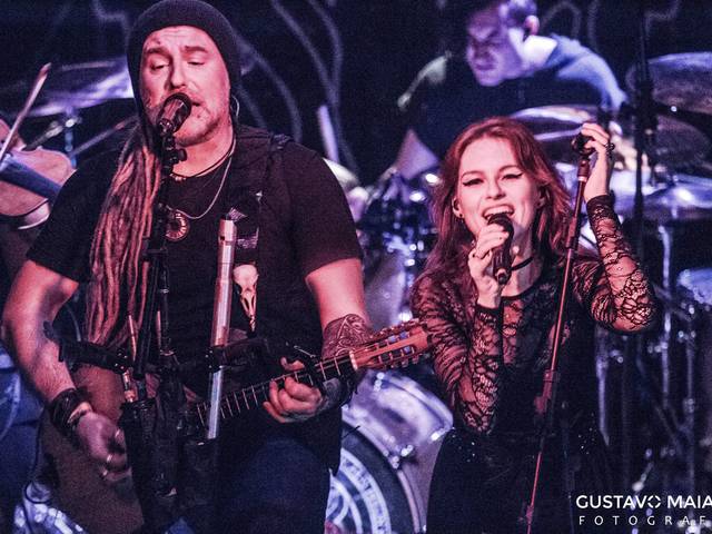 Fotografia de show de Eluveitie - Rio de Janeiro - 2019