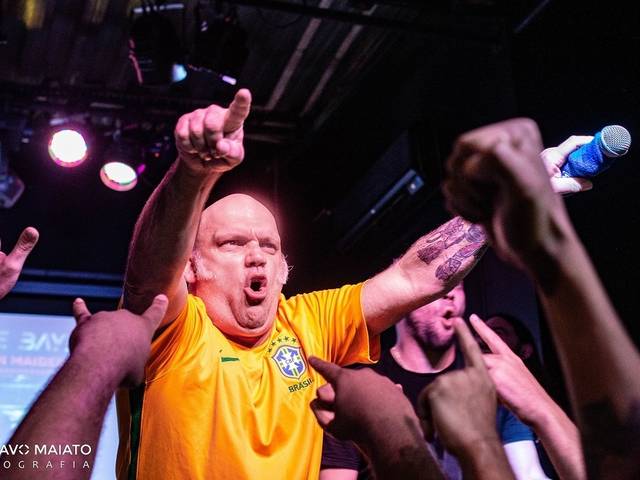 Fotografia de show de Blaze Bayley - Rio de Janeiro - 2020