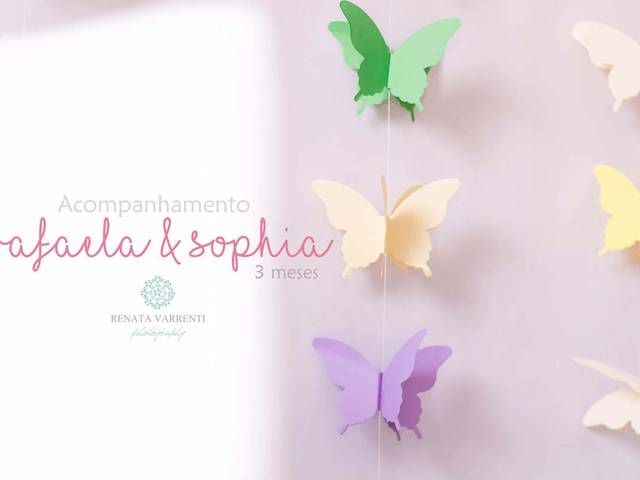 ACOMPANHAMENTO de Acompanhamento Gêmeas Rafaela & Sophia 3 meses