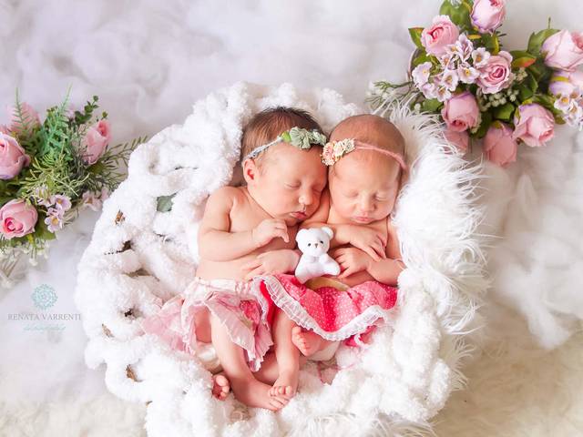 NEWBORN de Newborn Gêmeas Rafaela & Sophia