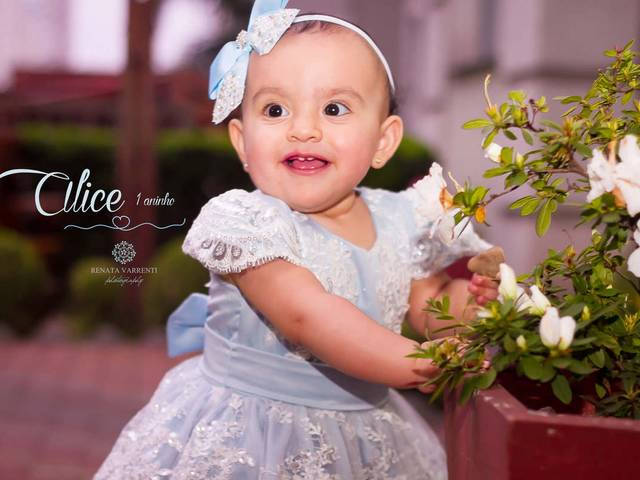 ANIVERSÁRIO de Aniversário Alice 1 ano