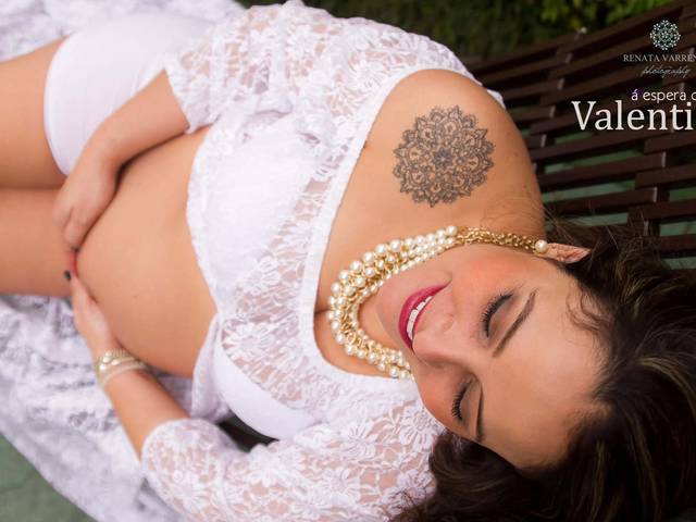 GESTANTE de Á espera de Valentin 
