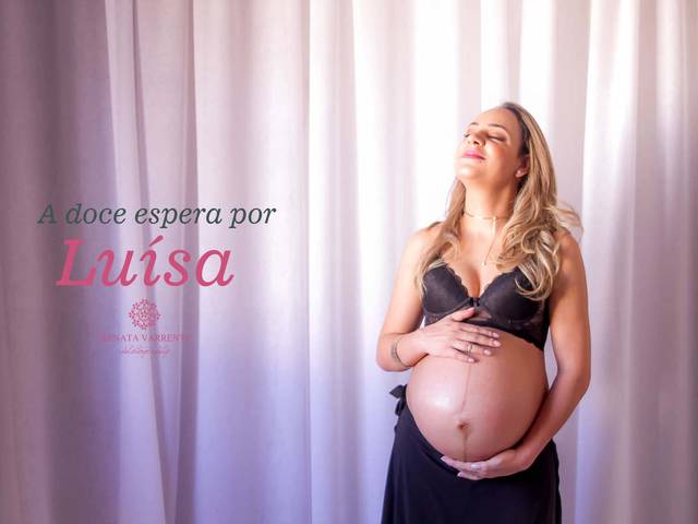 GESTANTE de Á espera de Luísa 