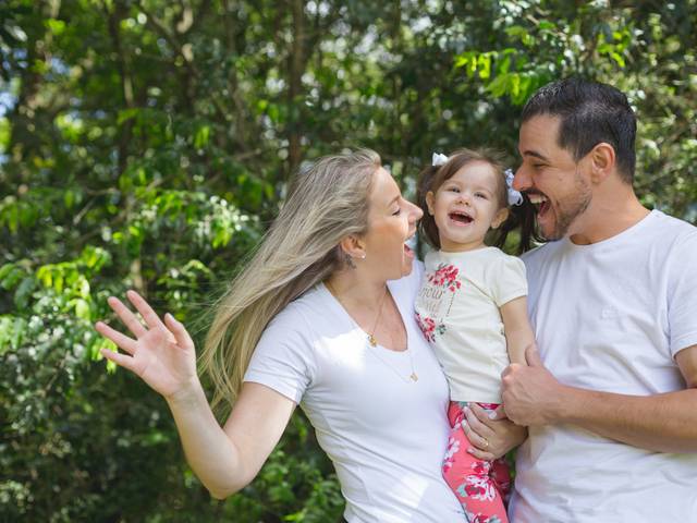 Família de Helena 2 anos, Thais e Henrique