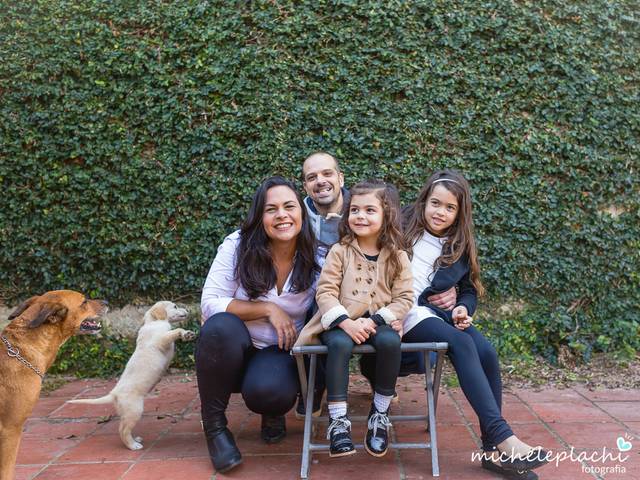 Família de Ana Paula, Pablo e uma Sessão tamanho Super Família!