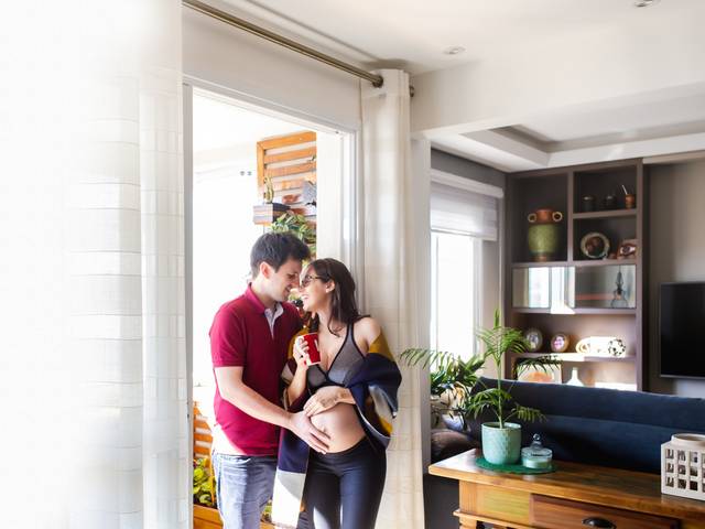 Gestante de Rafael vem aí [Luana e Milton André]