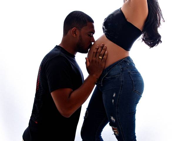 Ensaio gestante de Nati