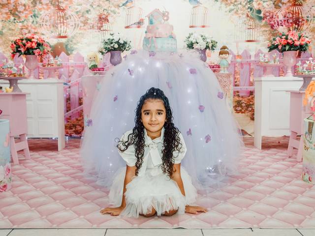 Aniversários de Júlia - 8 anos